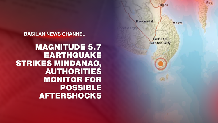 Magnitude 5.7 Earthquake Strikes Mindanao, Authorities Monitor for Possible Aftershocks